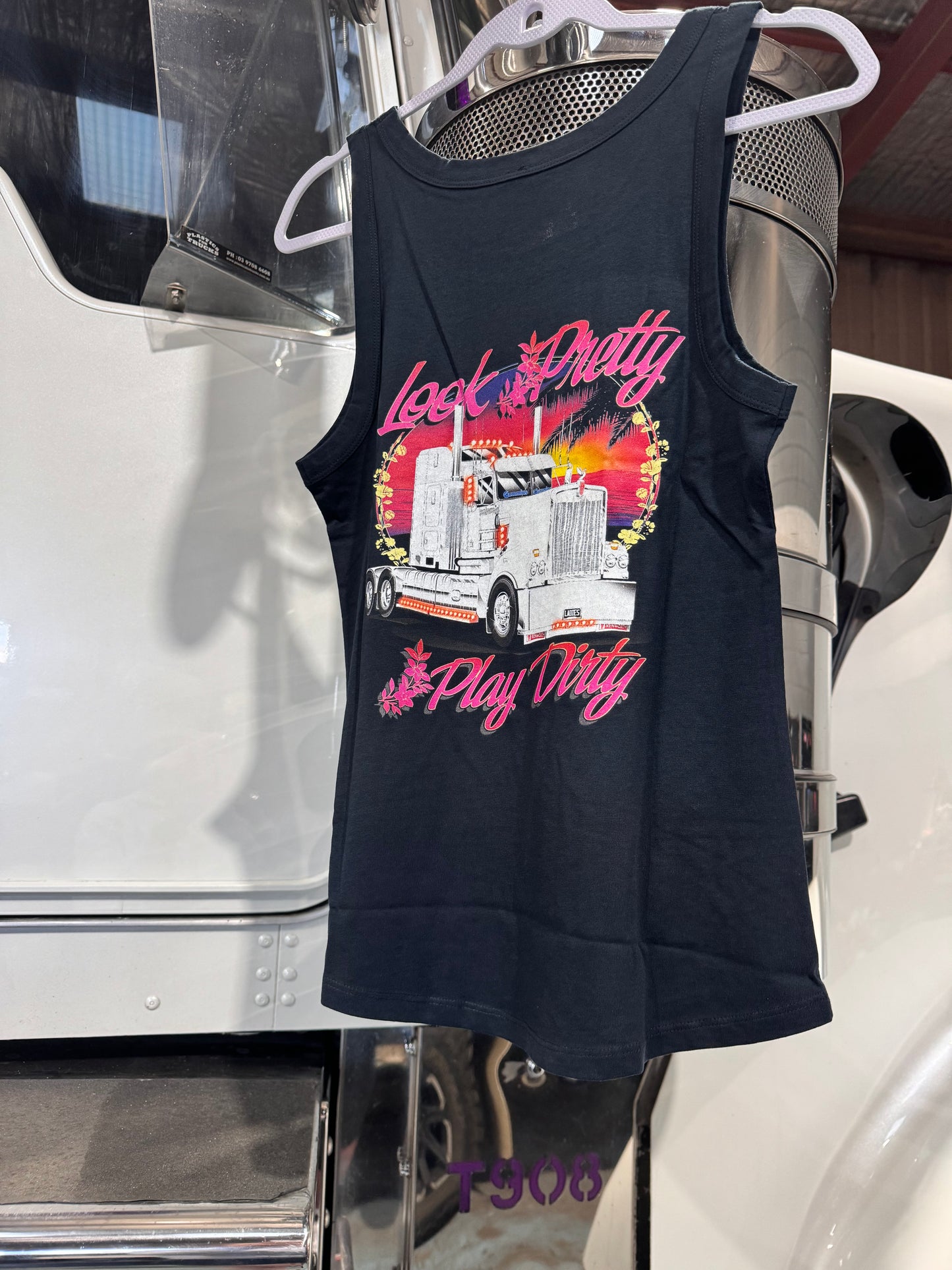Lady Trucker Adult Singlet